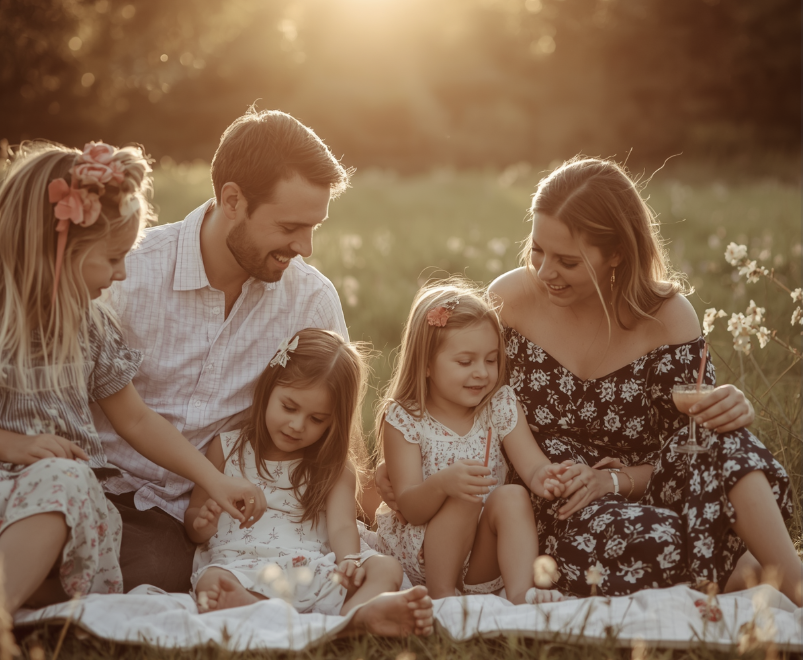 Warm family moment preview